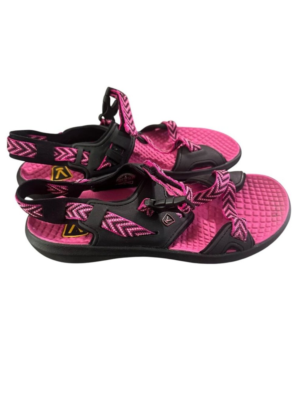 Keen MAUPIN Women's Sandal Black Pink US Size 8 Beach vacation Summer Camping